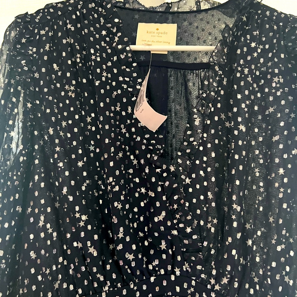 Kate Spade dress with star designs- never worn
